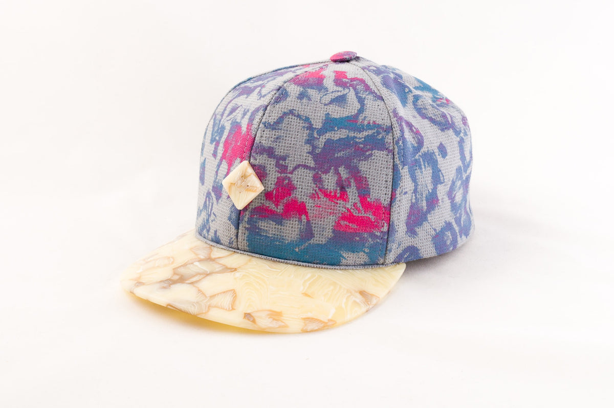 mazzucchelli 1849 acetate brimmed snapback hat